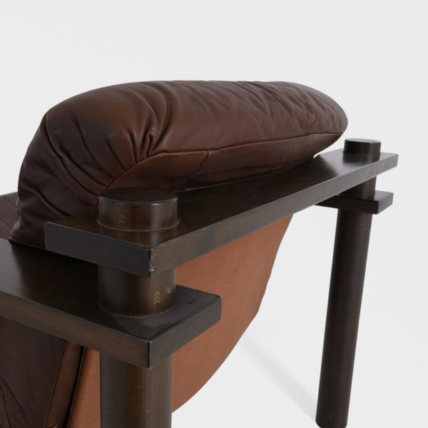 Vintage Lenestol av Stranda Industri | Skinn - Bilde 10