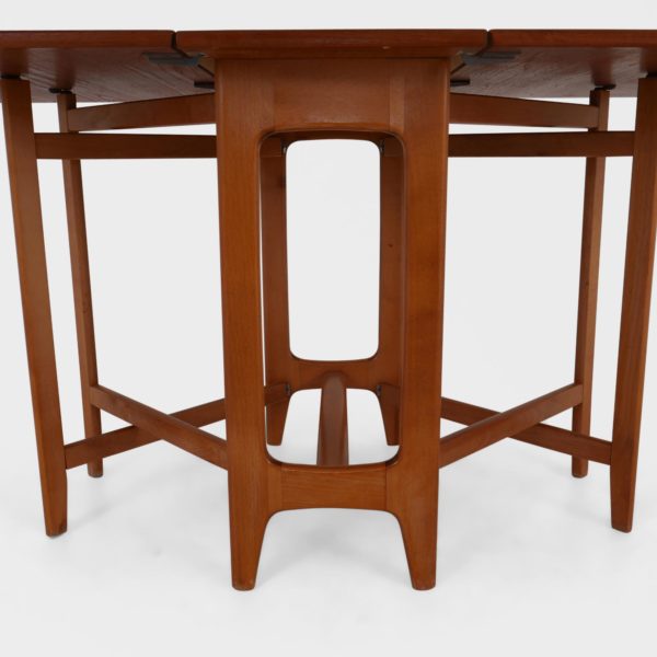“Klaffebord nr. 4” i Teak av Bendt Winge for Kleppes Møbelfabrikk - Image 11