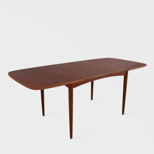 Retro Spisebord i Teak | 2 Ileggsplater