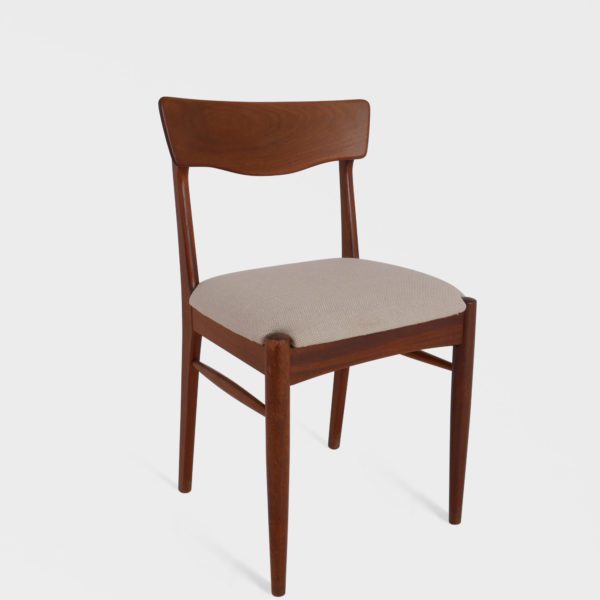 “Modell 63” Retro Spisestuestoler av Gustav Bahus | Teak - Image 4