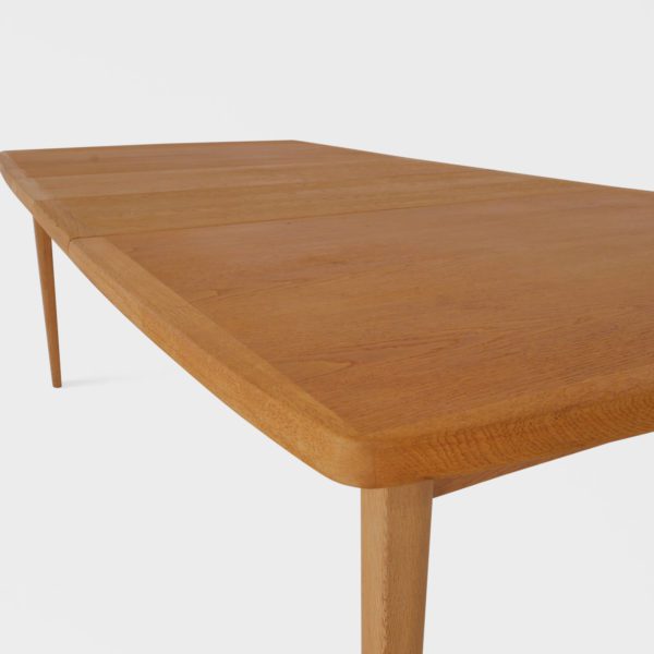 Retro Spisebord i Eik med 2 Ileggsplater - Image 10