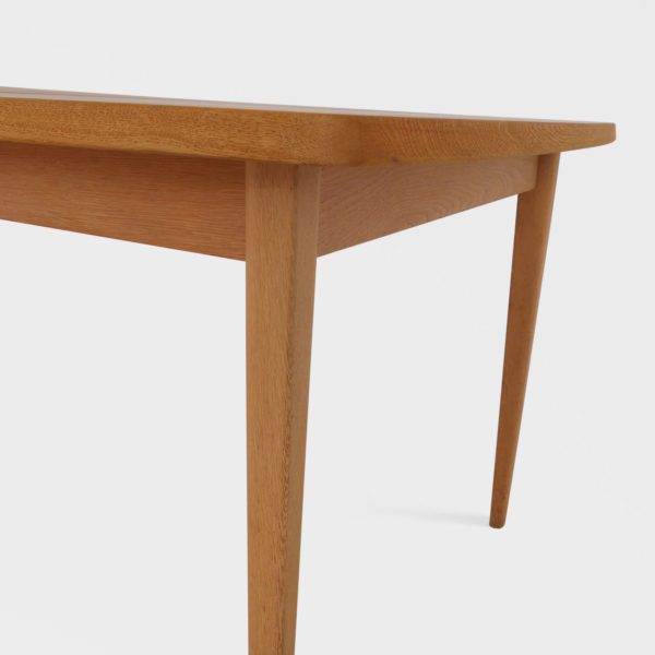 Retro Spisebord i Eik med 2 Ileggsplater - Image 11