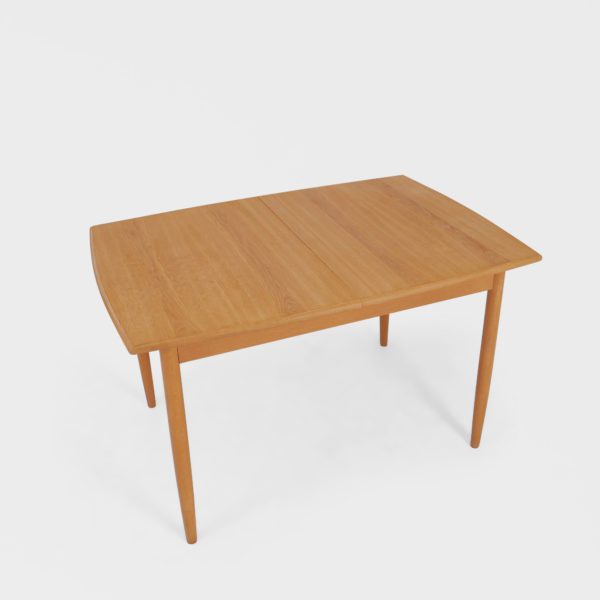 Vintage Spisebord i Eik | 2 Ileggsplater - Image 3