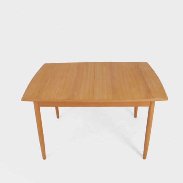 Vintage Spisebord i Eik | 2 Ileggsplater - Image 4
