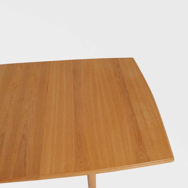 Vintage Spisebord i Eik | 2 Ileggsplater - Image 5