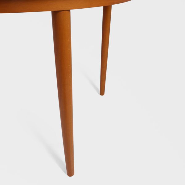 Rundt Spisebord i Teak | Ileggsplate - Image 5