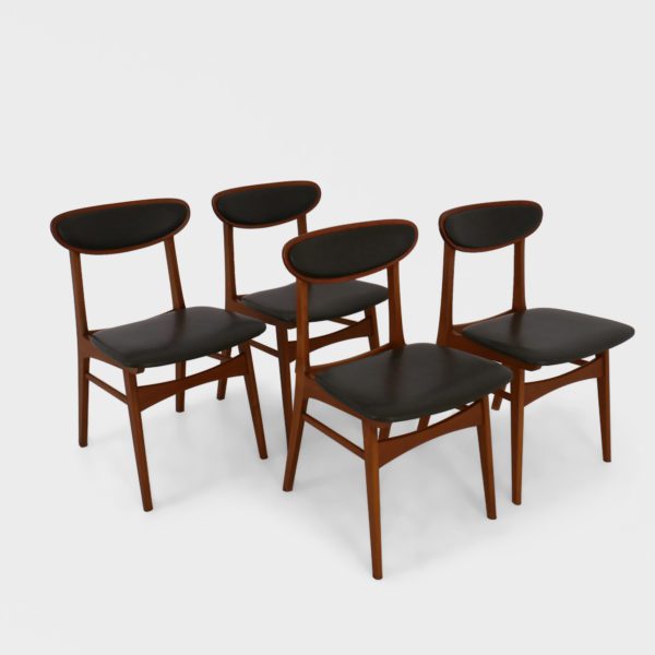 Retro Spisestuestoler i Teak | Skai