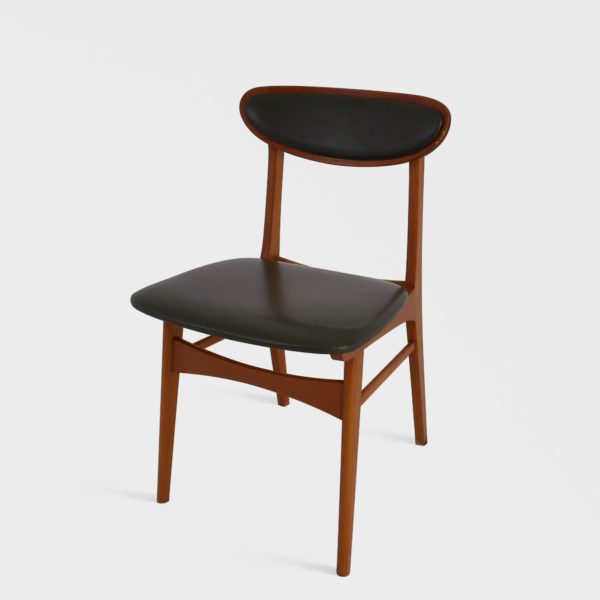 Retro Spisestuestoler i Teak | Skai - Bilde 4