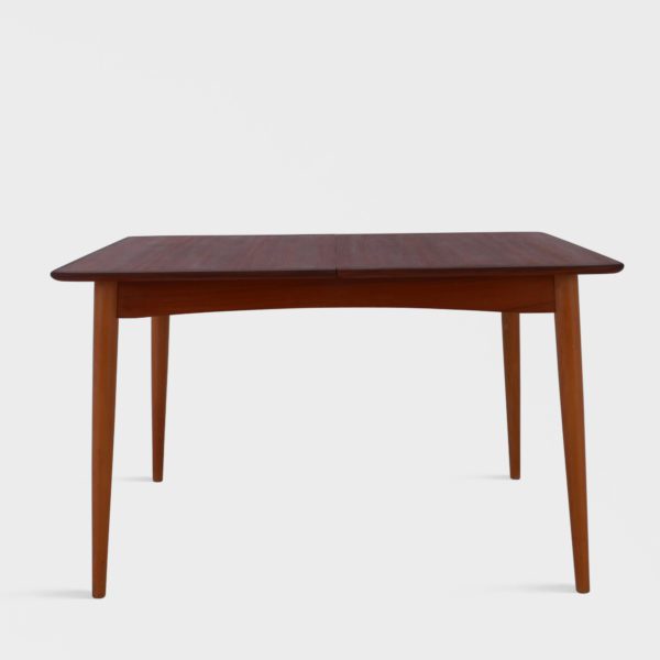 Vintage Spisebord i Teak | 2 Ileggsplater - Bilde 3