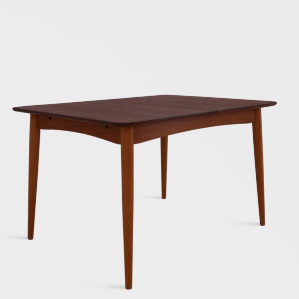Vintage Spisebord i Teak | 2 Ileggsplater - Bilde 4