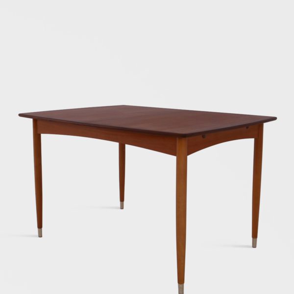 Vintage Spisebord i Teak | 2 Ileggsplater - Bilde 4