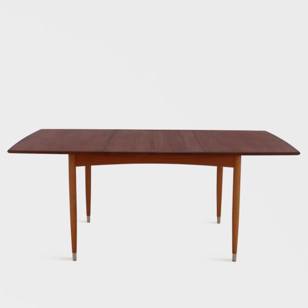 Vintage Spisebord i Teak | 2 Ileggsplater - Bilde 5