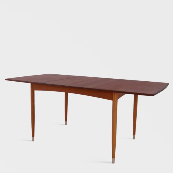 Vintage Spisebord i Teak | 2 Ileggsplater - Bilde 6