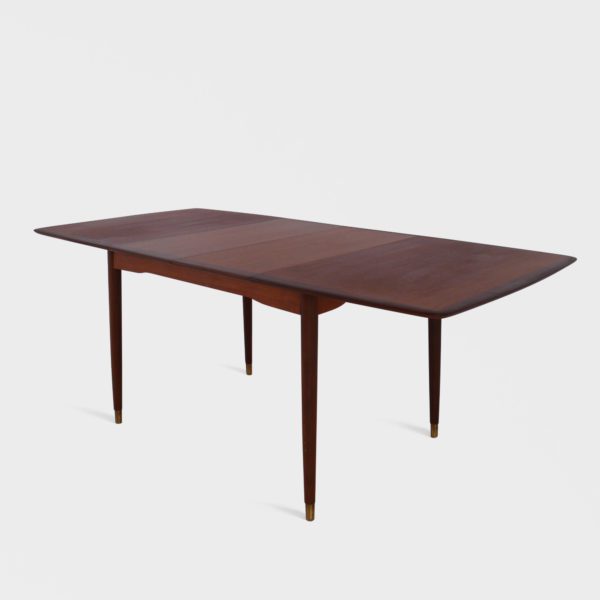 Vintage Spisebord i Teak | 2 Ileggsplater - Bilde 2