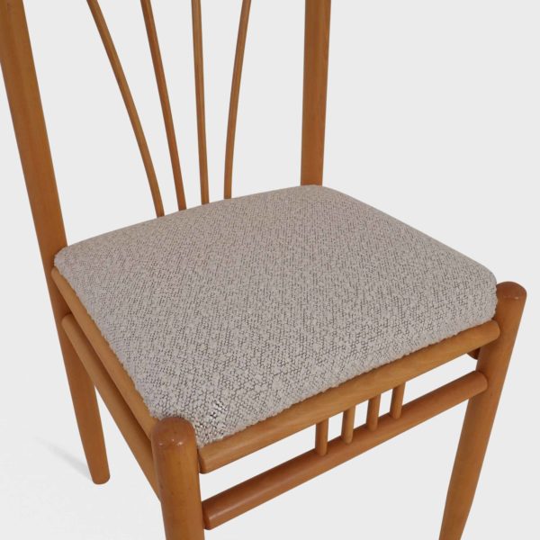 Retro Spisestuestoler | Nyomtrukket i Lys Boucle - Bilde 11