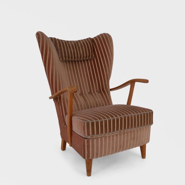 Vintage Lenestol | Velur - Bilde 2