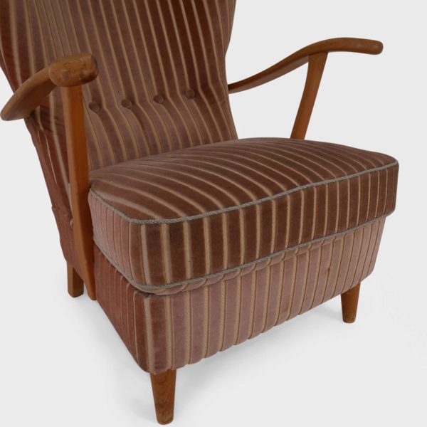 Vintage Lenestol | Velur - Bilde 9