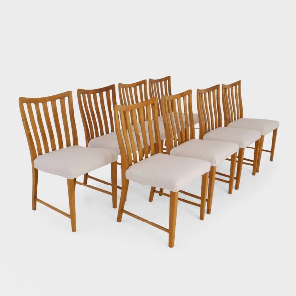 Art Deco Spisestuestoler | Nyomtrukket i Lys Boucle