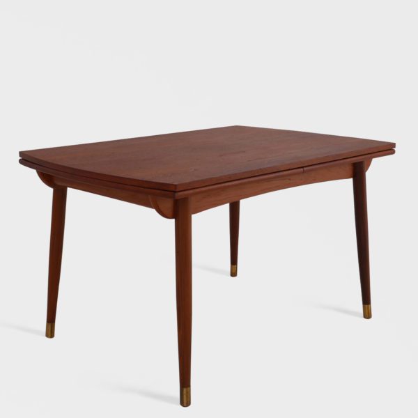 Retro Spisebord med Hollandsk Uttrekk i Teak | 240 cm - Bilde 2