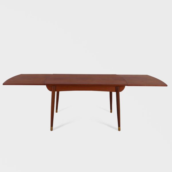 Retro Spisebord med Hollandsk Uttrekk i Teak | 240 cm - Bilde 3