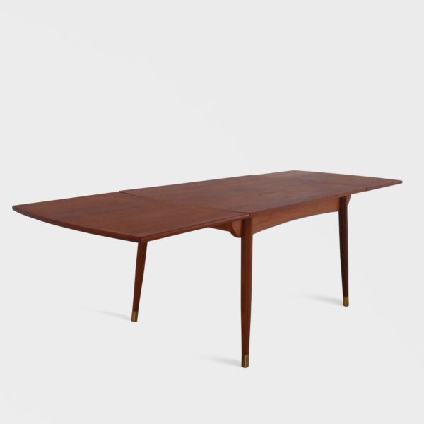 Retro Spisebord med Hollandsk Uttrekk i Teak | 240 cm