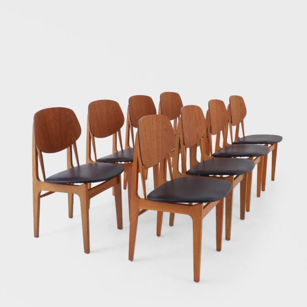"Siam" Spisestuestoler av H.W. Klein for Brødrene Jåtog | Teak & Eik