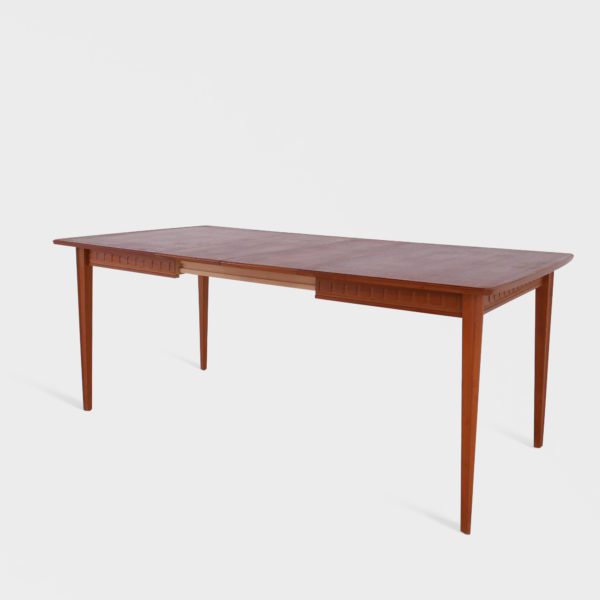 Vintage Spisebord i Teak fra Arna Bruk | 2 Ileggsplater - Bilde 3
