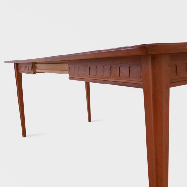 Vintage Spisebord i Teak fra Arna Bruk | 2 Ileggsplater - Bilde 12