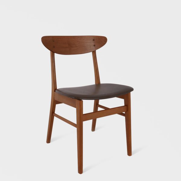"Modell 210" Spisestuestoler fra Danske Farstrup, Lisensprodusert av Stokke | Teak - Bilde 2