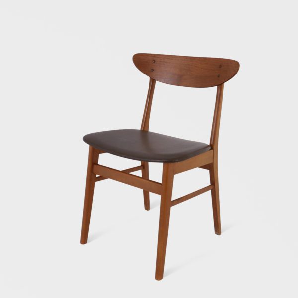 "Modell 210" Spisestuestoler fra Danske Farstrup, Lisensprodusert av Stokke | Teak - Bilde 4