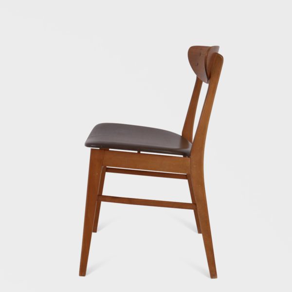 "Modell 210" Spisestuestoler fra Danske Farstrup, Lisensprodusert av Stokke | Teak - Bilde 5
