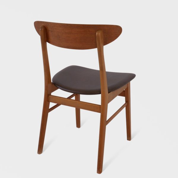 "Modell 210" Spisestuestoler fra Danske Farstrup, Lisensprodusert av Stokke | Teak - Bilde 8