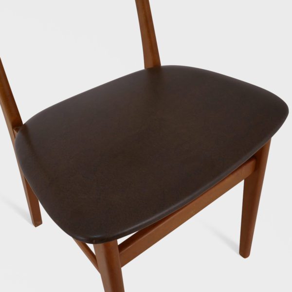 "Modell 210" Spisestuestoler fra Danske Farstrup, Lisensprodusert av Stokke | Teak - Bilde 10