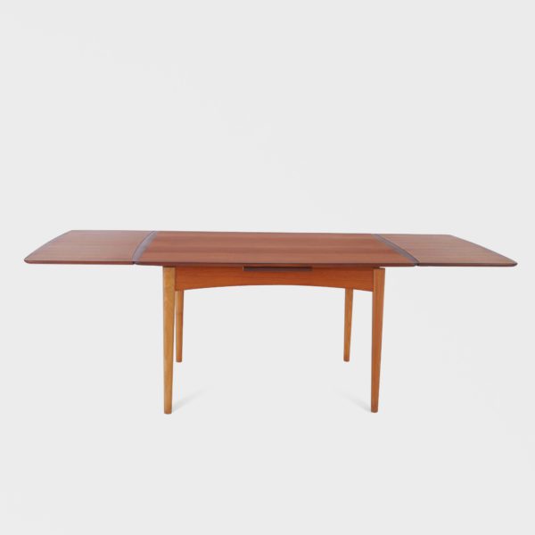 Vintage Spisebord med Hollandsk Uttrekk i Teak | 222 cm - Bilde 4