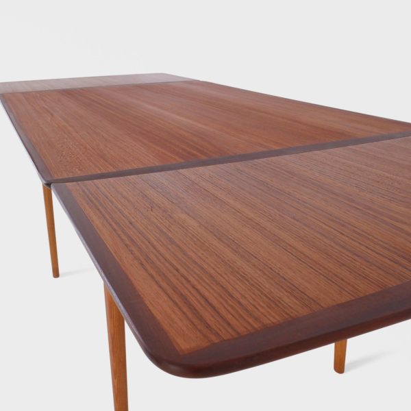 Vintage Spisebord med Hollandsk Uttrekk i Teak | 222 cm - Bilde 11