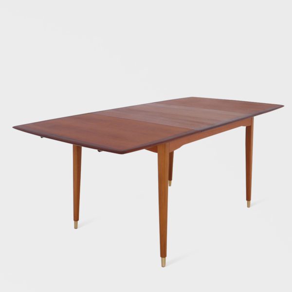 Vintage Spisebord Teak | 2 ileggplater