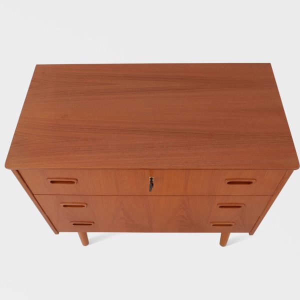 Teak kommode | 3 skuffer - Bilde 6