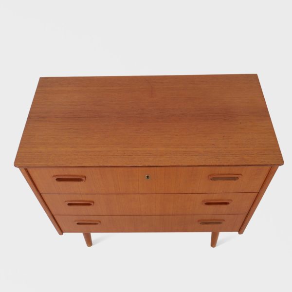 Teak kommode | 3 skuffer - Bilde 6