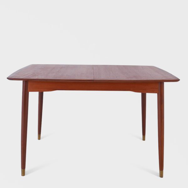 Vintage spisebord i teak | 2 ileggsplater - Bilde 2