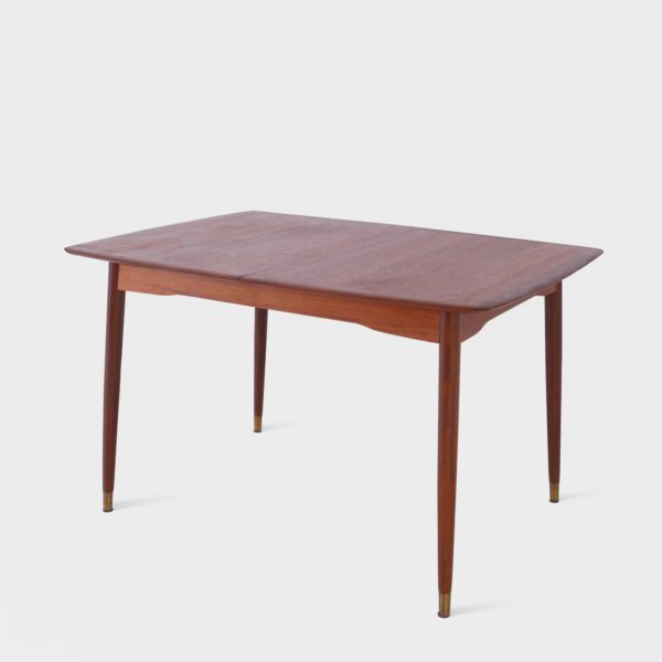 Vintage spisebord i teak | 2 ileggsplater - Bilde 3