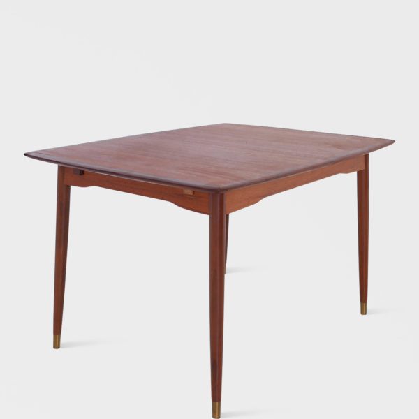 Vintage spisebord i teak | 2 ileggsplater - Bilde 4