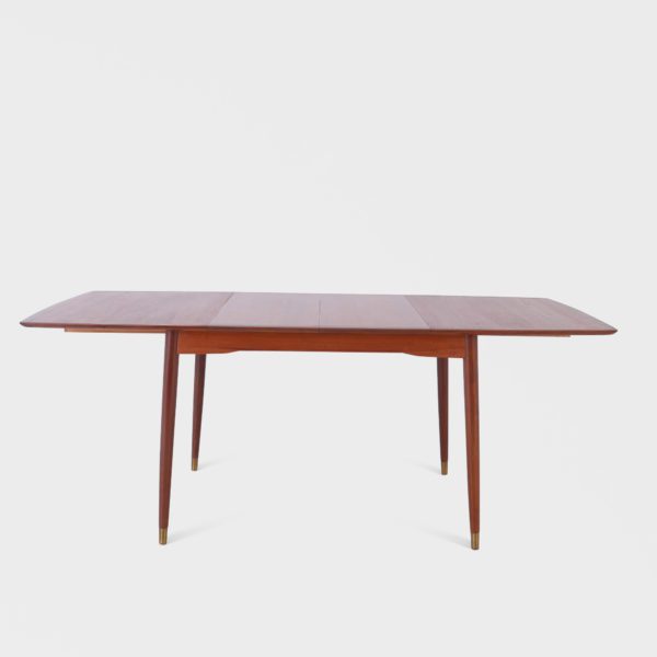 Vintage spisebord i teak | 2 ileggsplater - Bilde 5