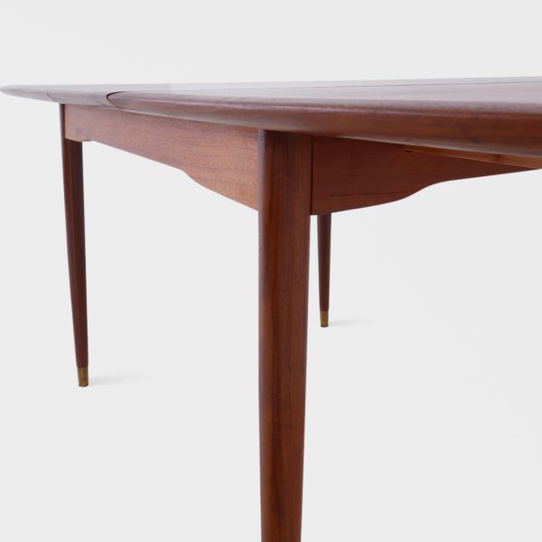 Vintage spisebord i teak | 2 ileggsplater - Bilde 12