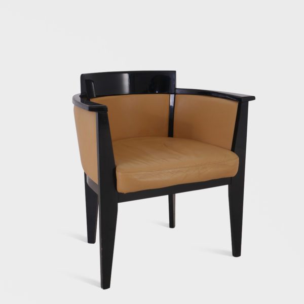 Art deco lenestoler | Gult Skinn - Bilde 5