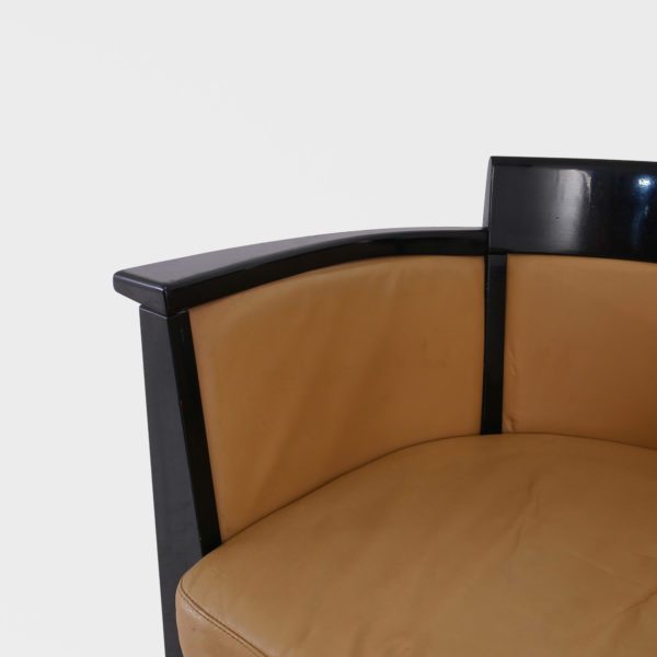 Art deco lenestoler | Gult Skinn - Bilde 9