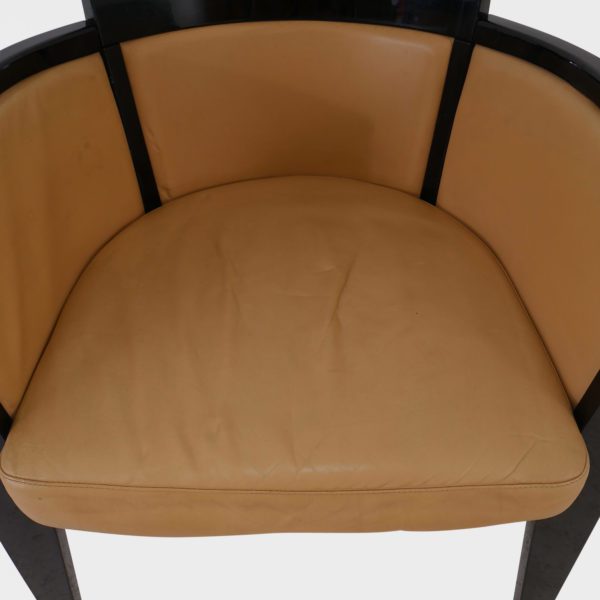 Art deco lenestoler | Gult Skinn - Bilde 10