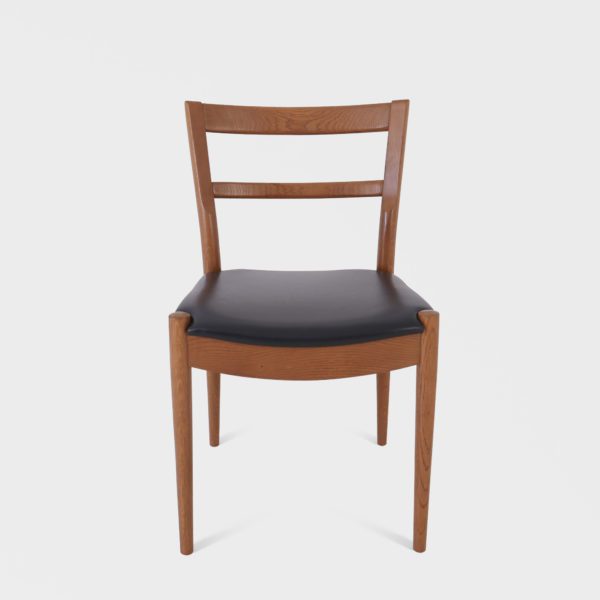 Vintage Ikea "Stockholm" Spisestuestoler i eik & skinn - Bilde 3