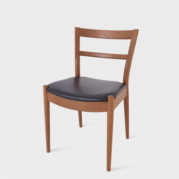 Vintage Ikea "Stockholm" Spisestuestoler i eik & skinn - Bilde 4