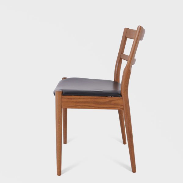 Vintage Ikea "Stockholm" Spisestuestoler i eik & skinn - Bilde 5