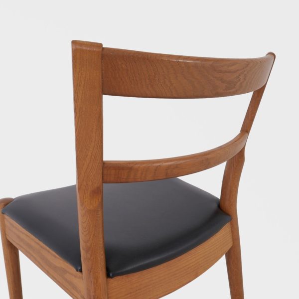 Vintage Ikea "Stockholm" Spisestuestoler i eik & skinn - Bilde 9
